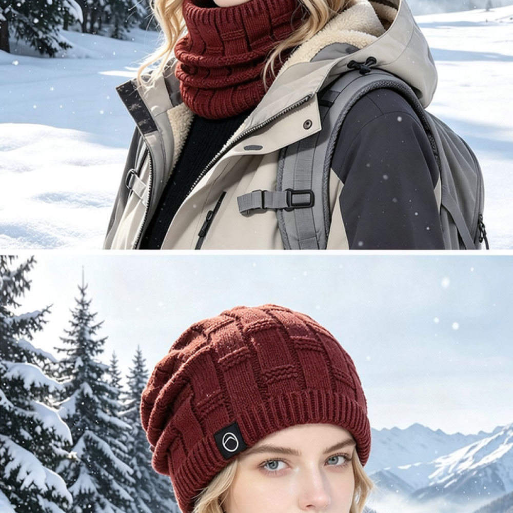 Winter Outdoor Knit Hat And Sc - Cycling Commute Essentials review and price