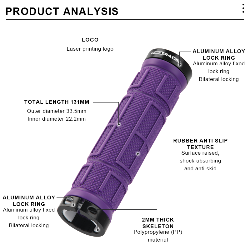 RIDERACE Bicycle Grips Non-Sli - Commuter Bike Lock review and price