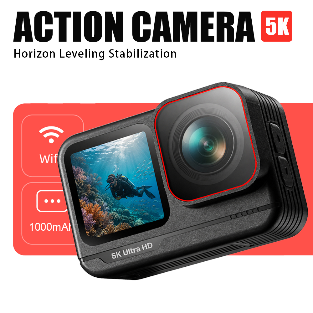 Dual Screen Action Camera 4K 5 - Commuting By Bike review and price