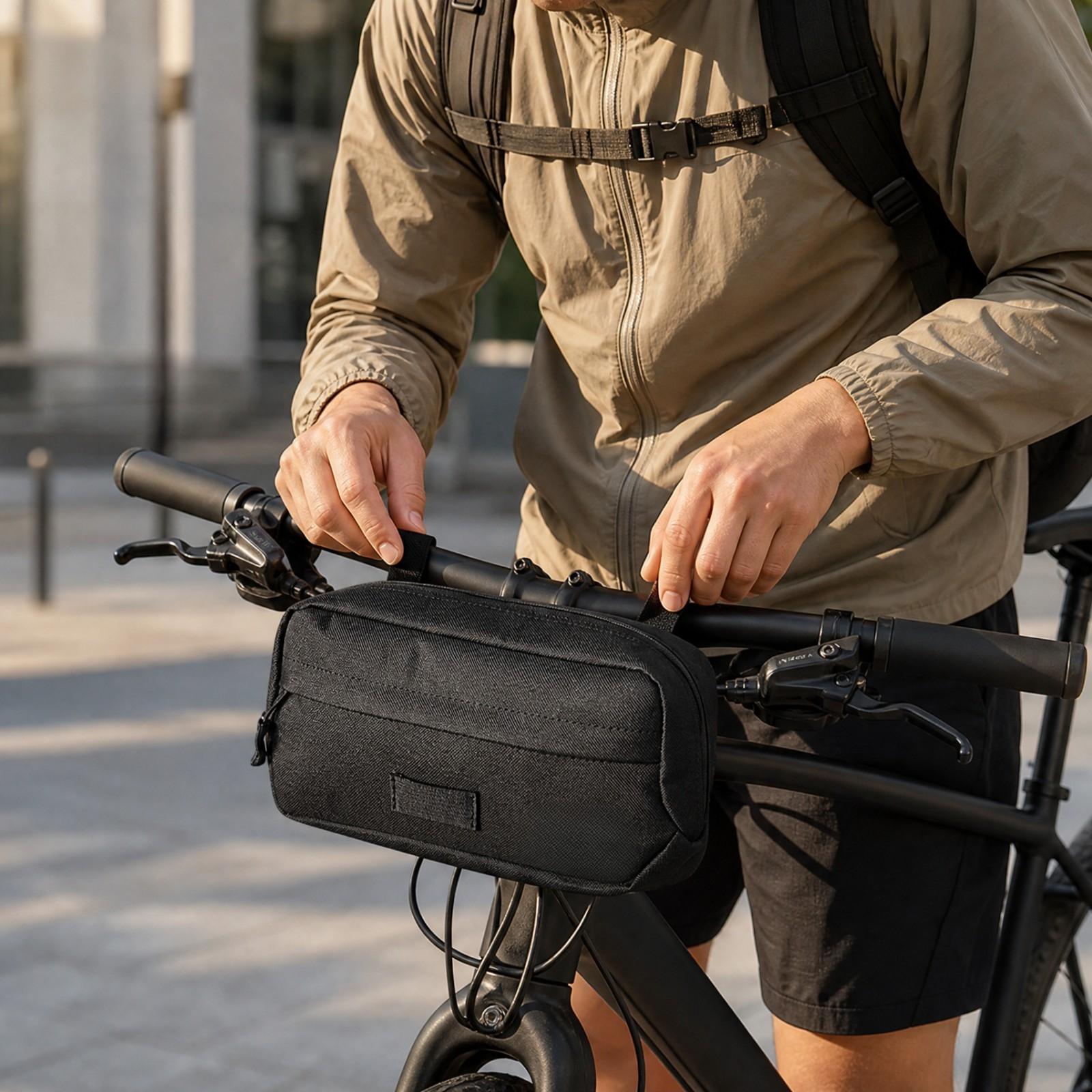 Compact Bike Handlebar Pack Bl - Cycling Commute Essentials review and price